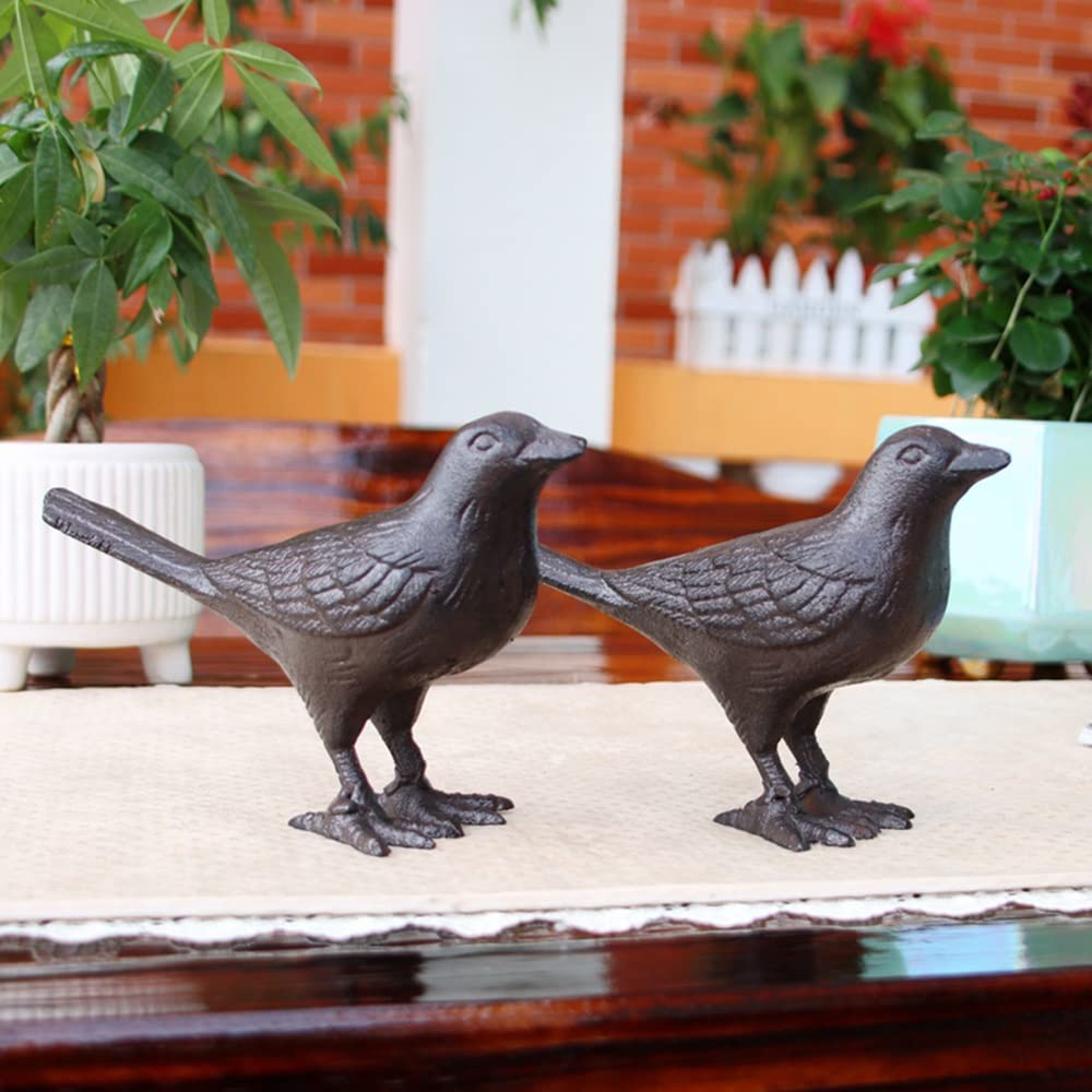 Amerykański Retro Kreatywny Ptak Dekoracja Home Decoration Cast Ptasi Ptak Outdoor Garden Statua 2szt