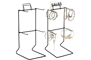 Bekith 2 Pcs Keychain Organizer Counter Display Stand