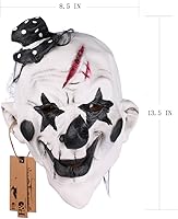 Vista 22 de YU FENG Máscara de disfraz para Halloween, mascarada, cosplay, fiesta divertida