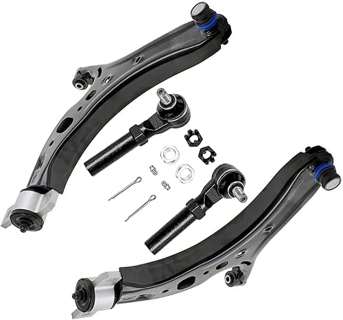 Miniatura 40 de Detroit Axle - Kit de suspensión frontal de 4 piezas para Chevrolet Aveo5 Aveo Pontiac G3 Wave Wave5 Suzuki Swift+, 2 brazos de control inferiores,