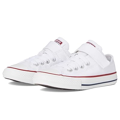 Converse Kids Chuck Taylor All Star 1V Easy On (Little Kid) Boys Shoes White/White/Natural 2