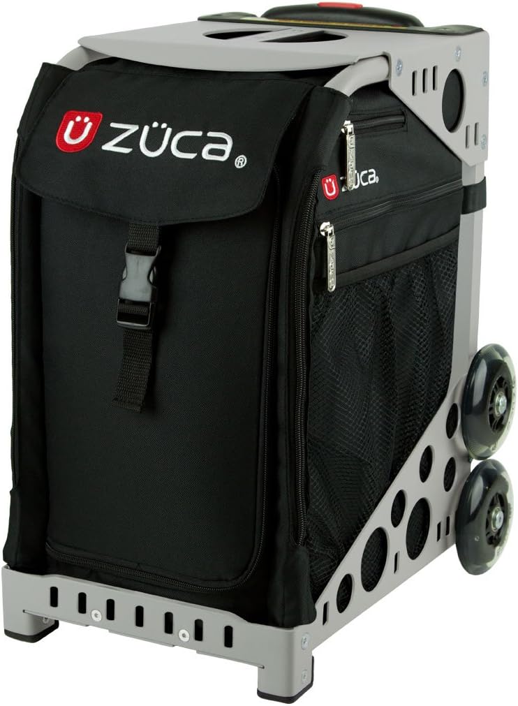 ZUCA Bag Obsidian Insert & Gray Frame w/Flashing Wheels