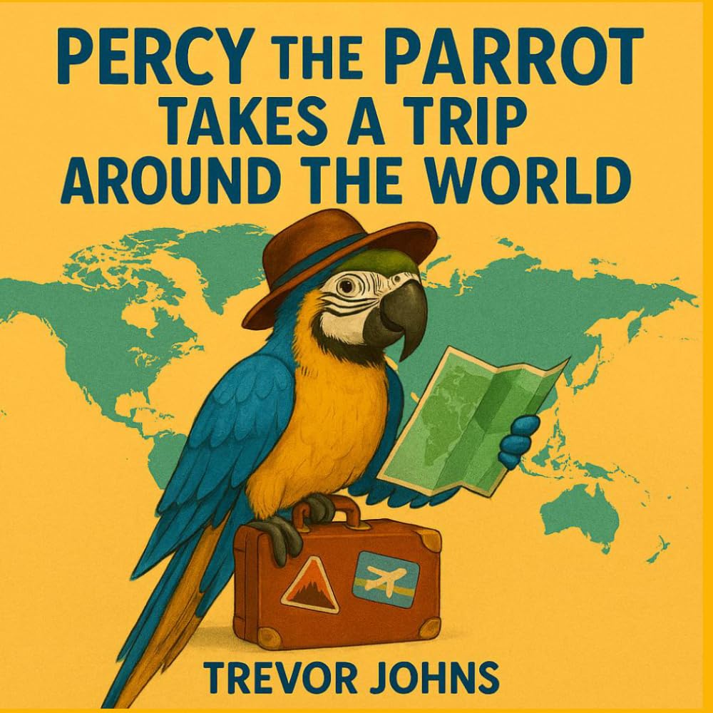 Percy the parrot takes a trip around the world