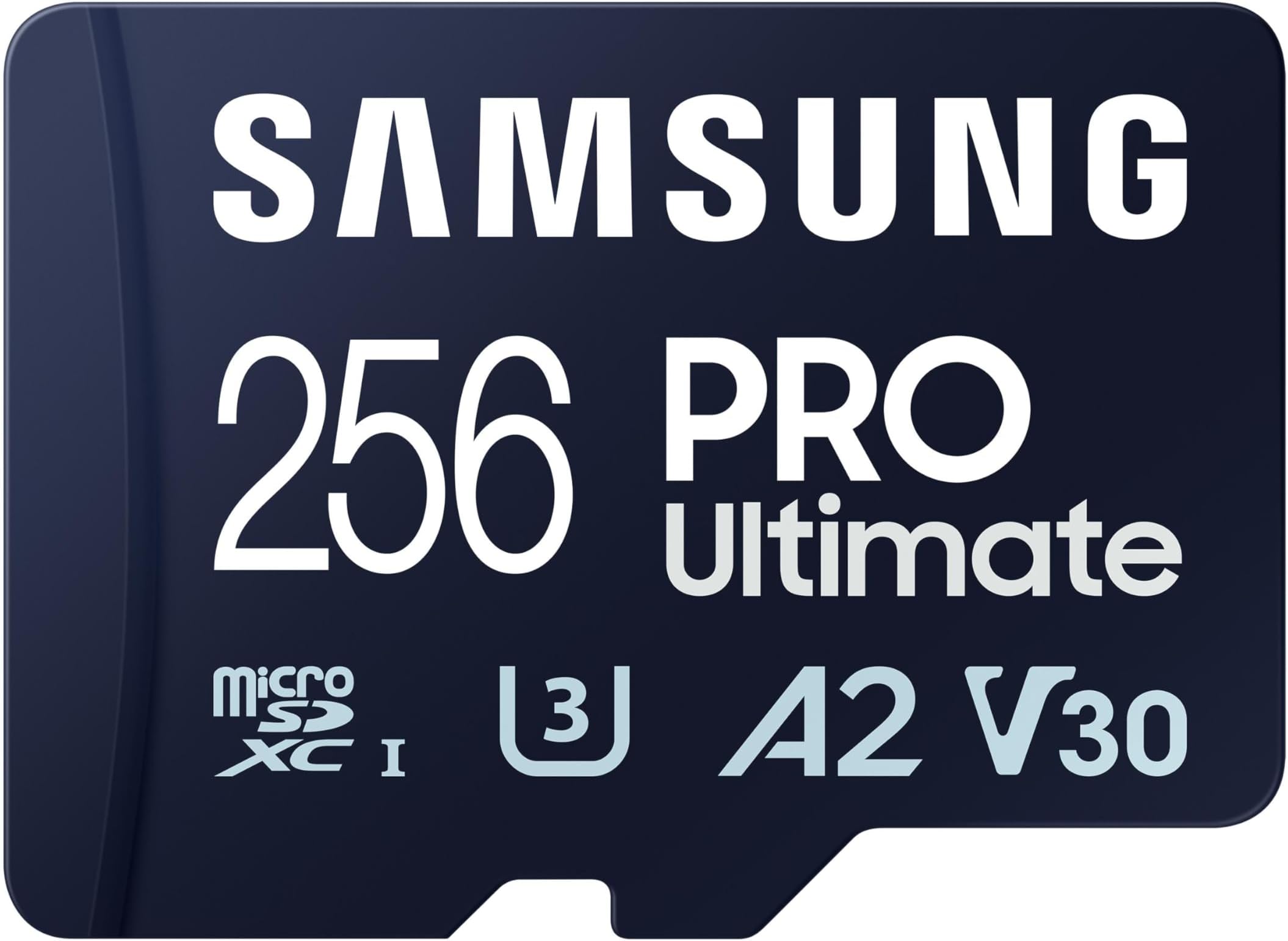 PRO Ultimate microSD memory card, 256 GB, UHS-I U3, 200 MB/s read, 130 MB/s write, incl. SD adapter, for smartphone, drone or action cam