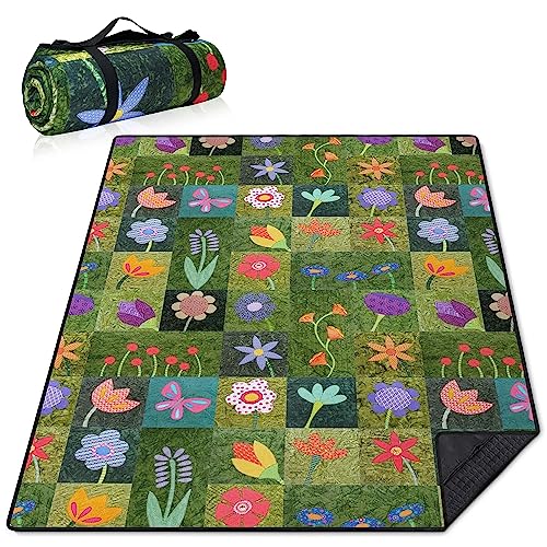 Supfitness XL Waterproof Picnic & Beach Blanket 60"x80
