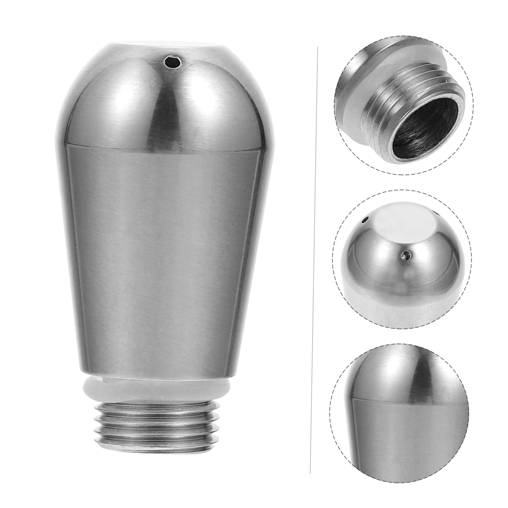 Cabilock Cafetera Espresso 3 Piezas boquilla de vapor accesorios para cafeteras leche accesorios de café maquina de cafe accesorio para cafetera caños de cafetera de acero inoxidable Metal