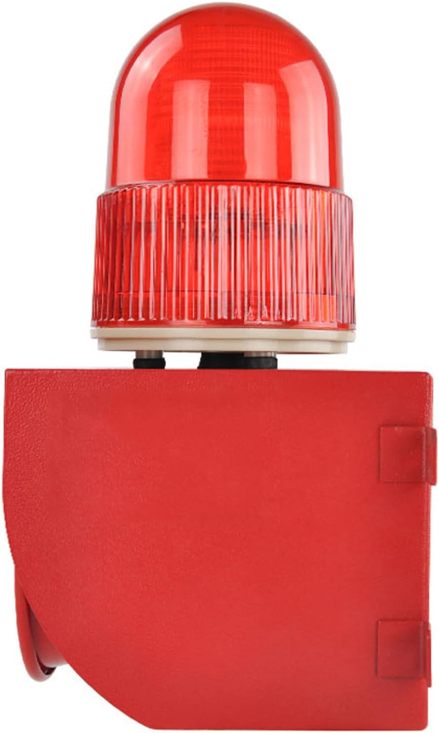 Industrial Outdoor Alarm Siren 120dB Horn IP66 Waterproof Security Siren with Strobe Light for Factory Port Dock Reservoir Shipyard AC220V