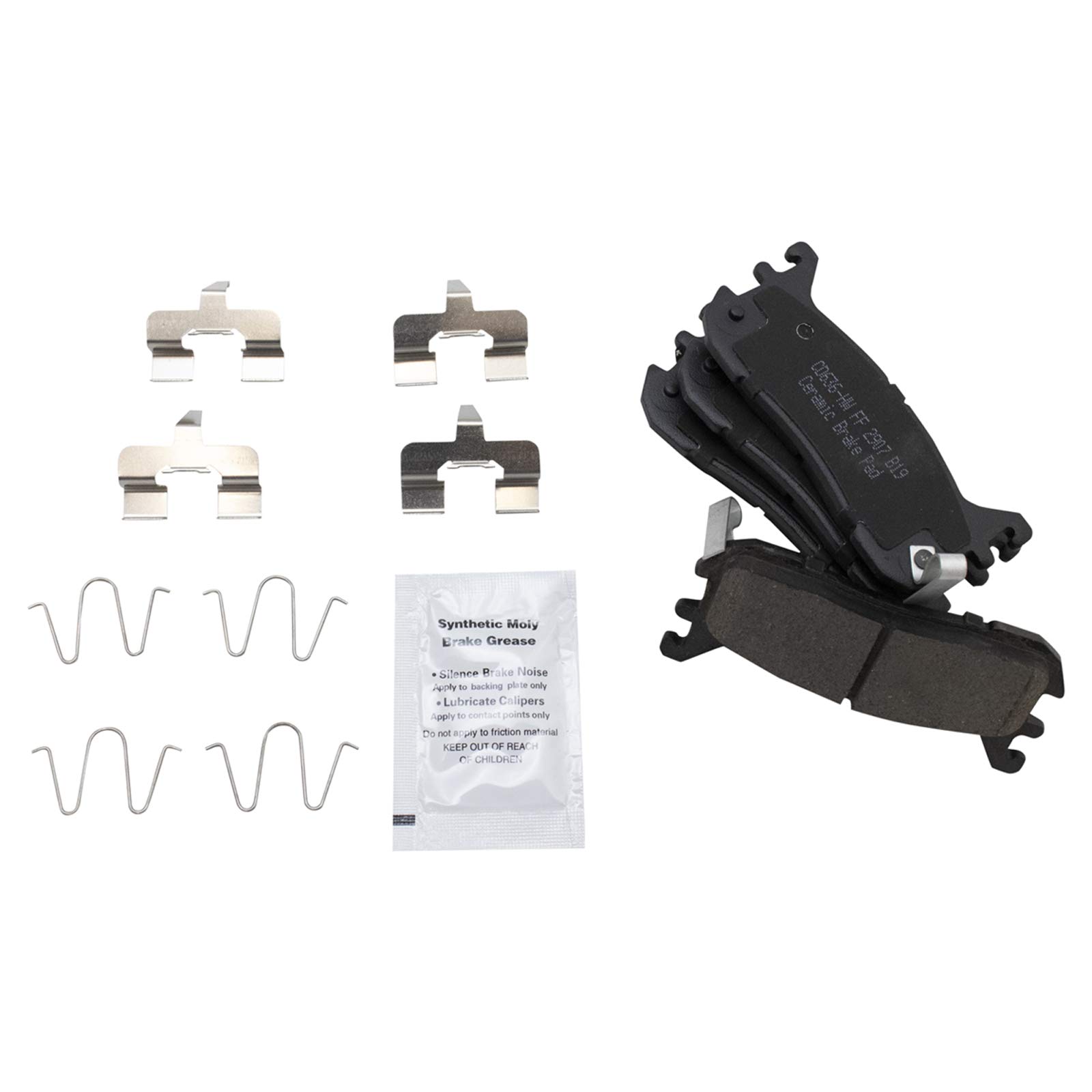 Front Premium Ceramic Brake Pad Set For 1994-2005 Mazda Miata – KFE – Low Dust & Quiet 3 thumbnail image