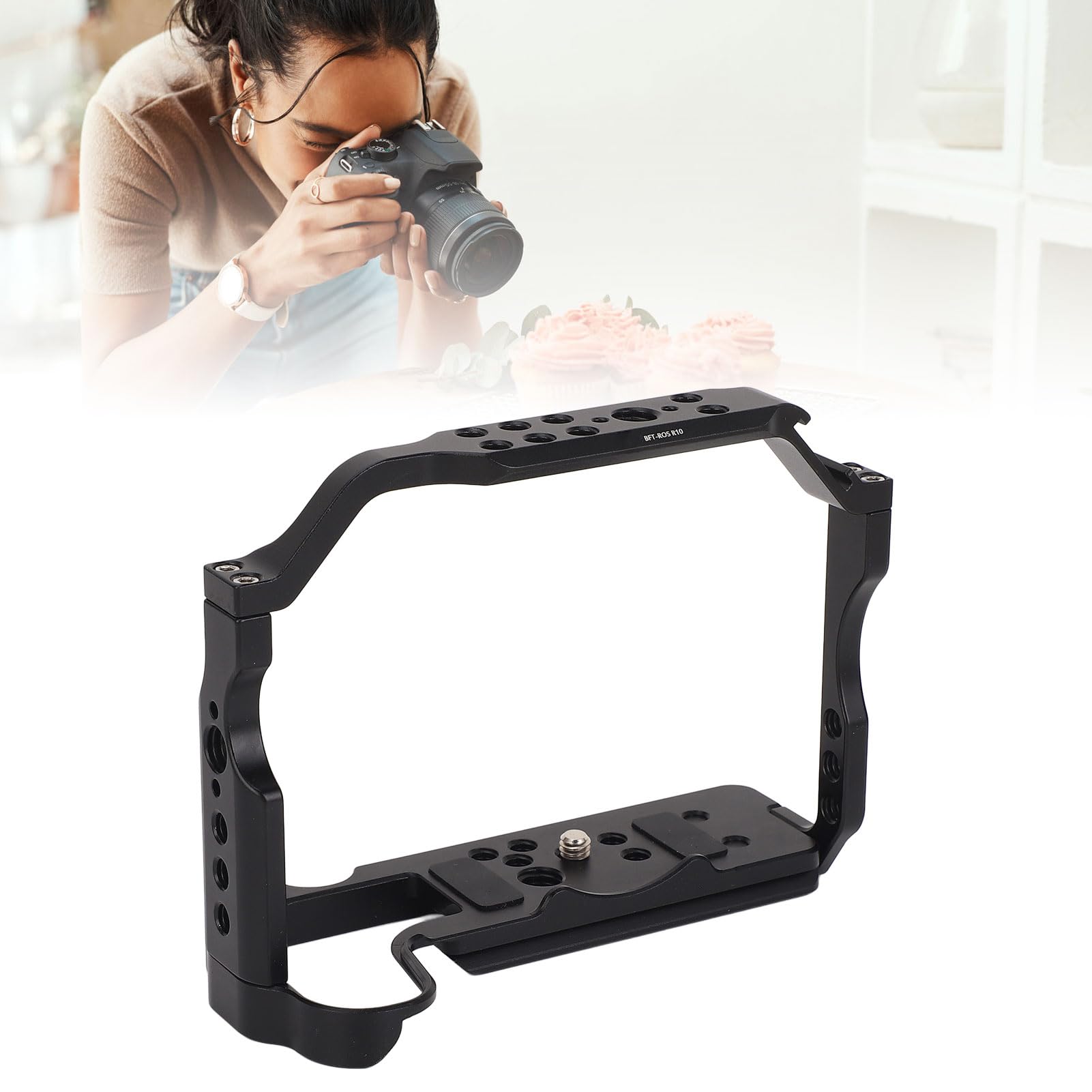 Kamera-Käfig für RX10, Video Rig aus Aluminiumlegierung, Erweiterbares System für Professionelle Videoaufnahmen Kompatibel mit Zubehör