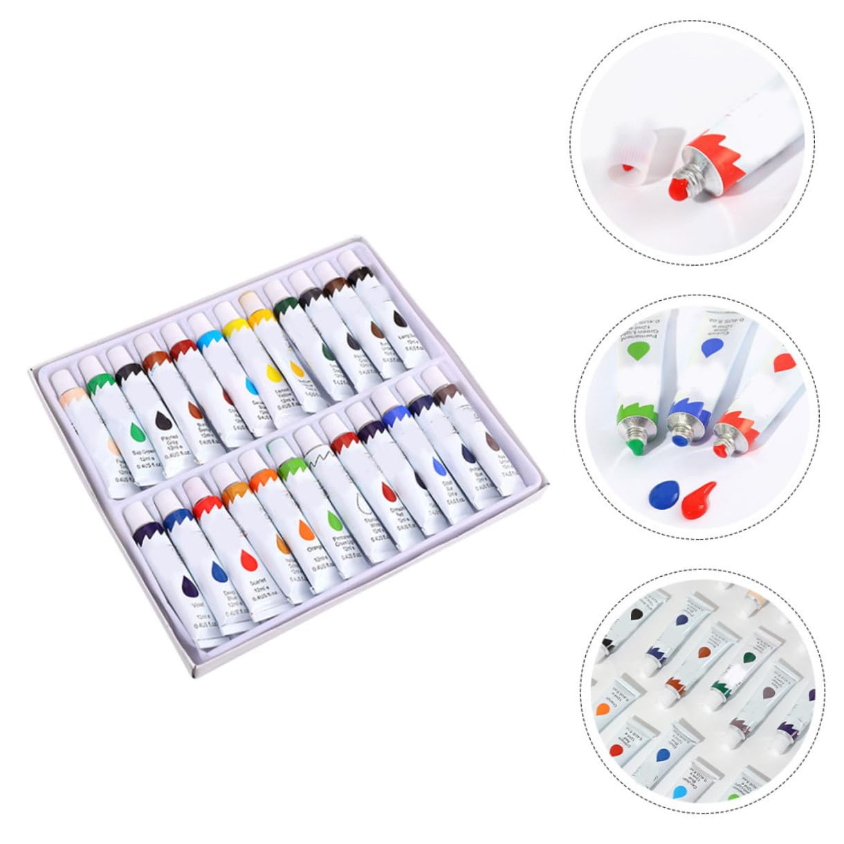 BESTonZON 1 Set Colori Acrilici Forniture D'arte Per Pittori Vernice Per Tela Vernice Colorata Dell'artista Pigmento Da Disegno Su Carta Pigmento Artigianale Su Tela Artisti Propilene