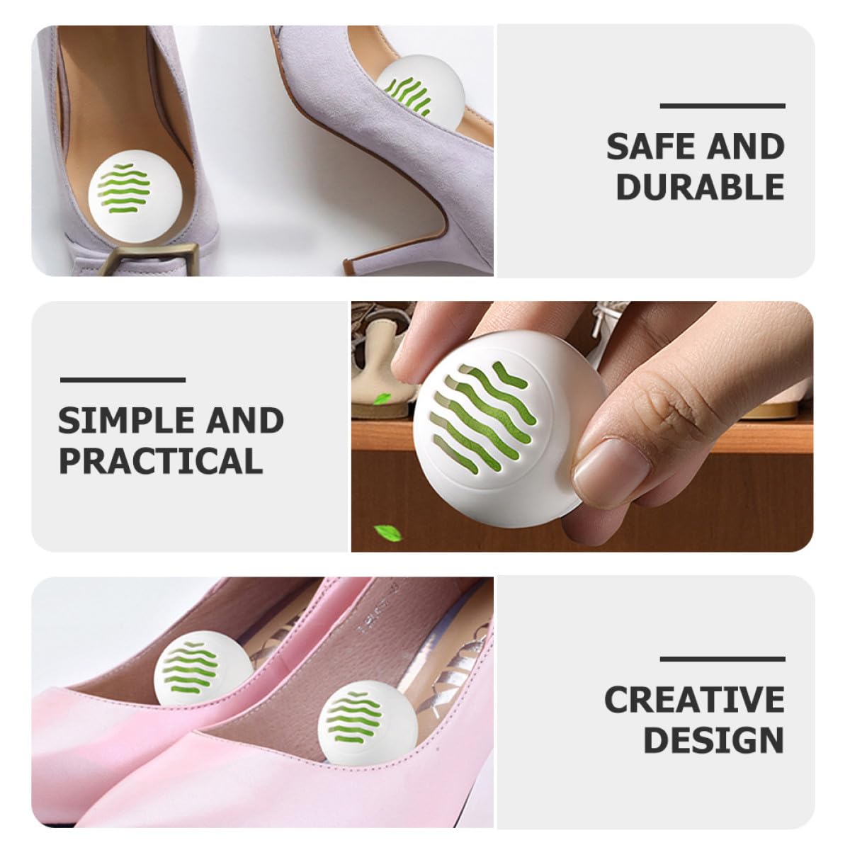 FRCOLOR Bolas Desodorantes para Zapatos 24 Piezas, Ambientador para Zapatillas y Armarios