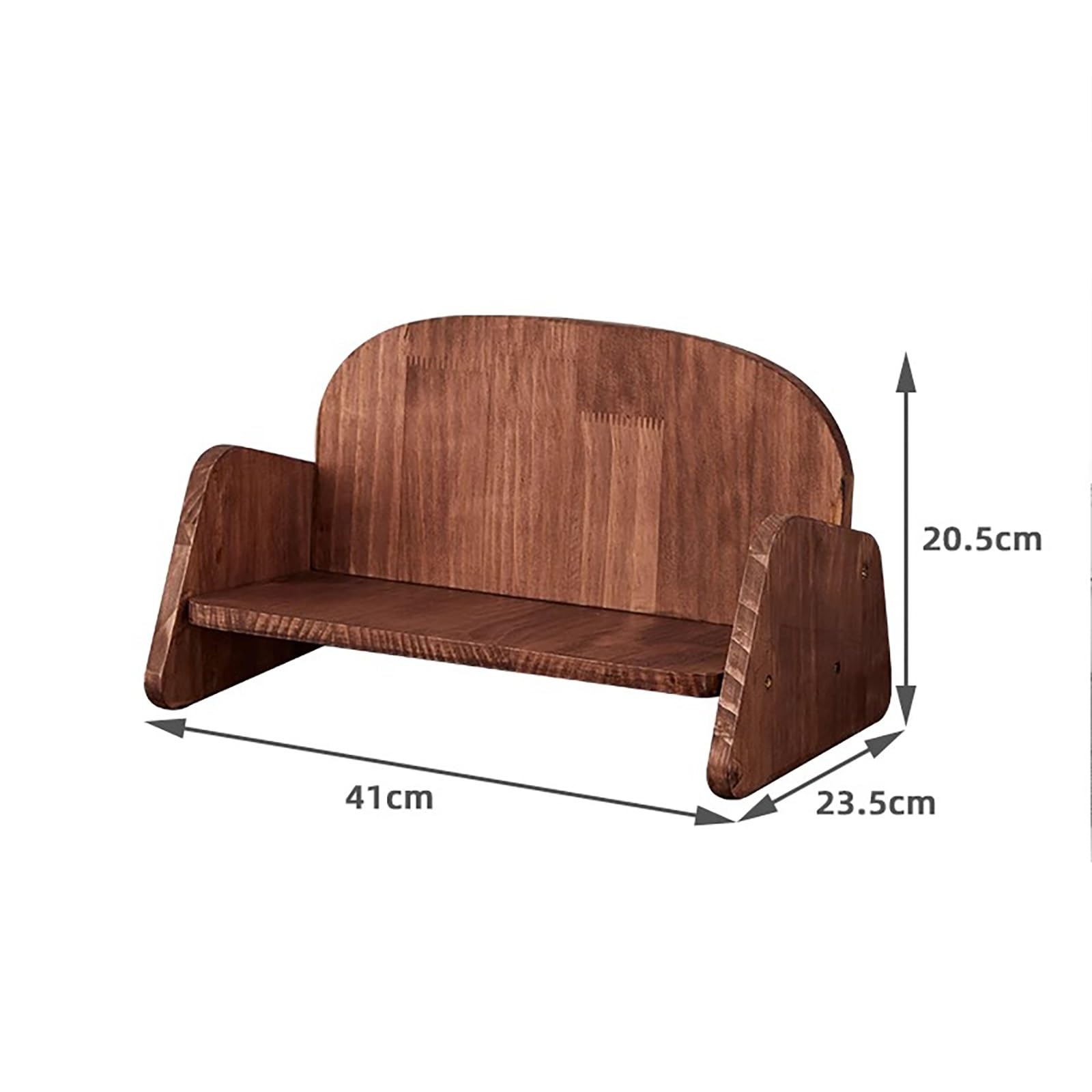 Organizador De Estante De Escritorio, Estante De Almacenamiento De Estantería De Escritorio De Oficina Con Marco De Madera, Estante De Mesa Estante De Escritorio Para Dormitorio, Hogar(Natural)