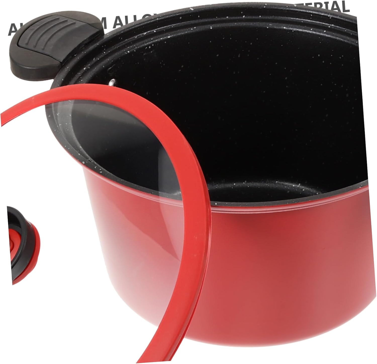 Mikinona Gas Cooker Pressure Cooker Lid Low Pressure Pot Safe Cooking Easy to Clean