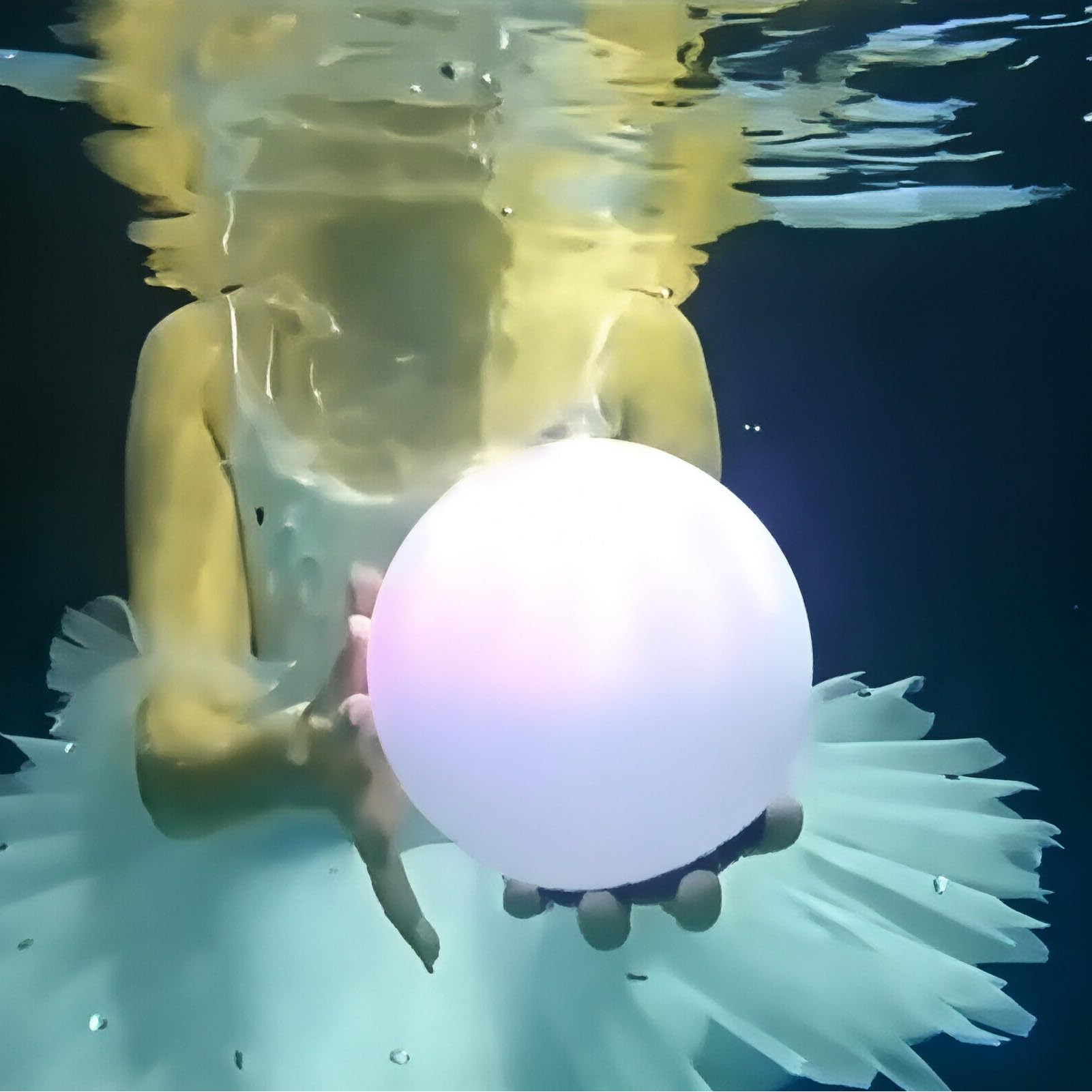 Topiky LED Leuchtkugellicht, RGB Farbwechsel Globus Stimmungslampe, Wiederaufladbare Bunte Globus Stimmungslampe, 10 M Wasserdicht, Farbwechsel, Innen- und Außen Nachtlicht für