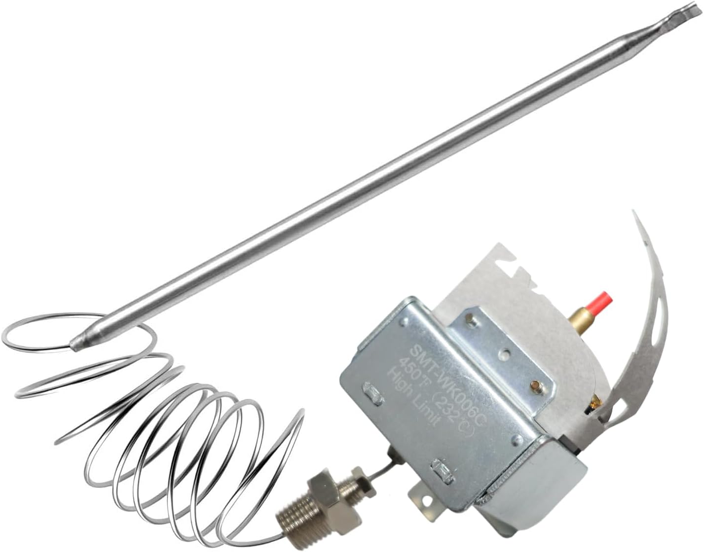 PP10084 High Limit Thermostat Switch Lchmo5030 for Pitco Fryer, 1/4" Thread Mpt Stuff, 450F/230C Hi Limit Safety Thermostat 5225-11B Fit for VF35 MGII SG14 35C 45C+ 18S 18 E500D Models