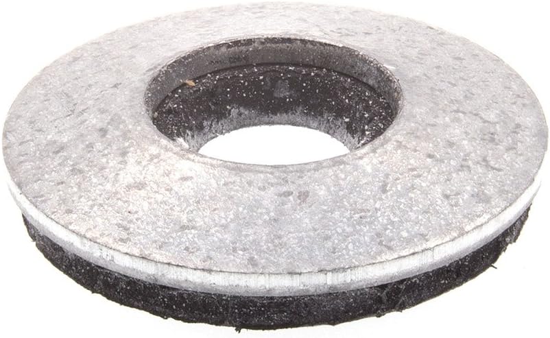 Prime-Line 9084414 Bonded Sealing Washers, 1/4 In. X 5/8 In. OD, Galvanized Steel (25 Pack)