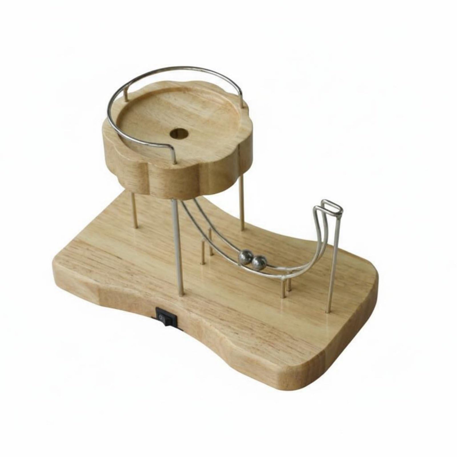 BNF® Stress Relief Perpetual Motion Desk Toy Kinetic Art Sculpture Creative Design Conversation Starter for Office, Study Room, Wood, Plum Blossom | Home Improvement &-image-39