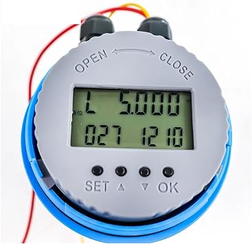 Liquid Level Sensor Tank Level Gauge Liquid Level Meter Water Level Measurement 4-20mA Relay Output Liquid Level Transmitter(8m 4-20mA Hart)
