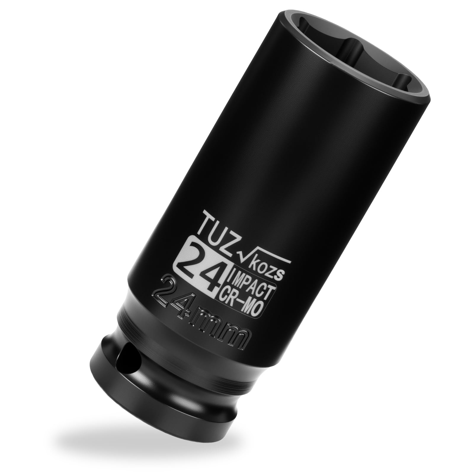 1/2 Inch Drive 24mm Deep Metric 6 Point CR-MO Impact Socket