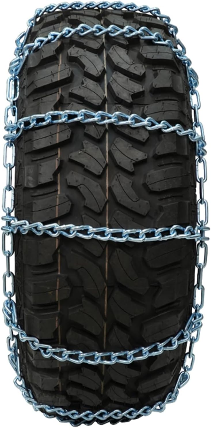 ECCPP Snow Tire Chains Set of 2 for ‎QG2228CAM Tire Width 225 235 245 255 265 275 285 295mm for Bus, ATV, Van, Semi Truck, SUV, Pickup, Car, UTV, Light Truck Chains for Car