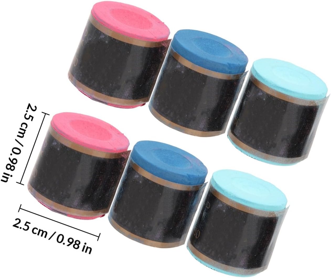 6Pcs Professional Pool Chalks Billiard Cue Chalk Portable Stick for Precise Shots and Enhanced Grip in Billiards Accessories Enthusiasts