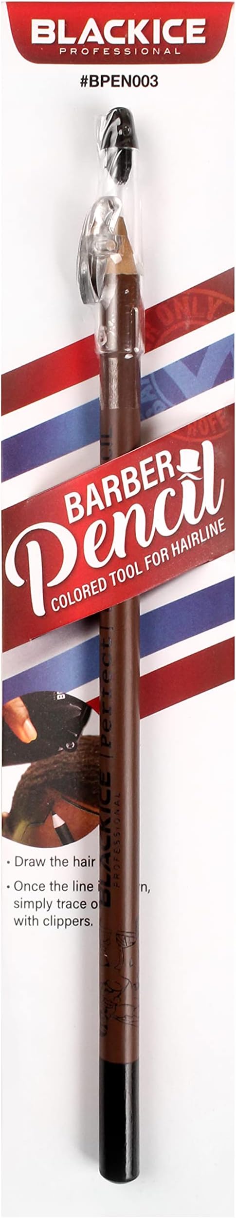 Black Ice Spray Barber Pencil (Tan)