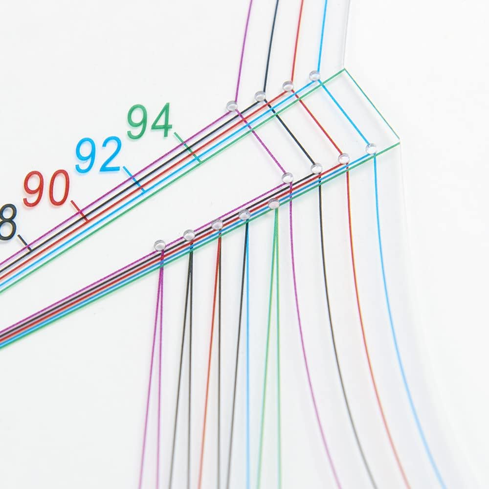 DIHAN #Y201 Multi M Size Man's Garment Pattern Making Ruler Sewing Ruler Quilting Rulers Garment Ruler Cutting Ruler (Y201 Men M)