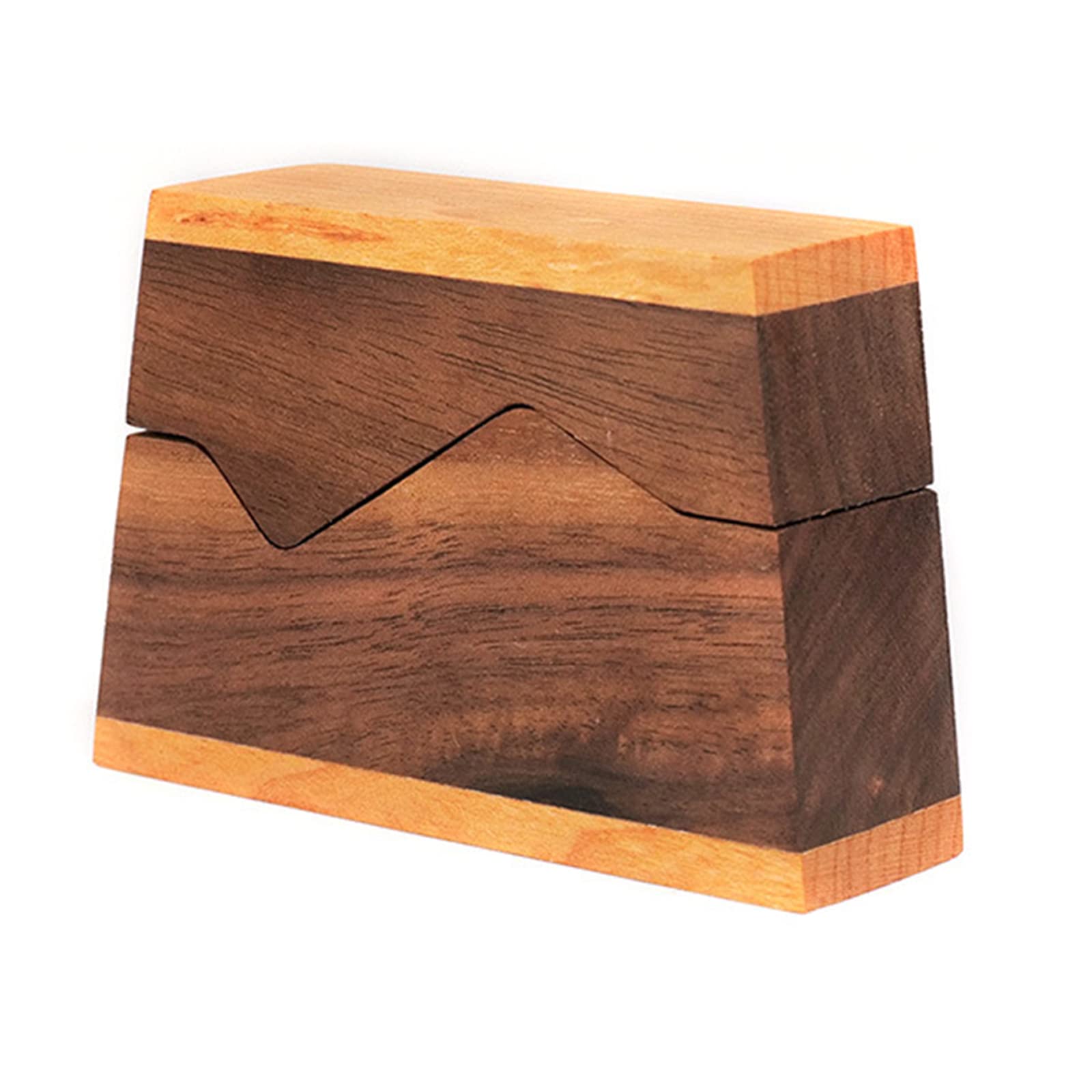 Jazuaiao Wood Jewelry Box Wedding Box Earring Rings Jewelry Organizers Women Gift Package for Proposal Engagement Wood for Proposal