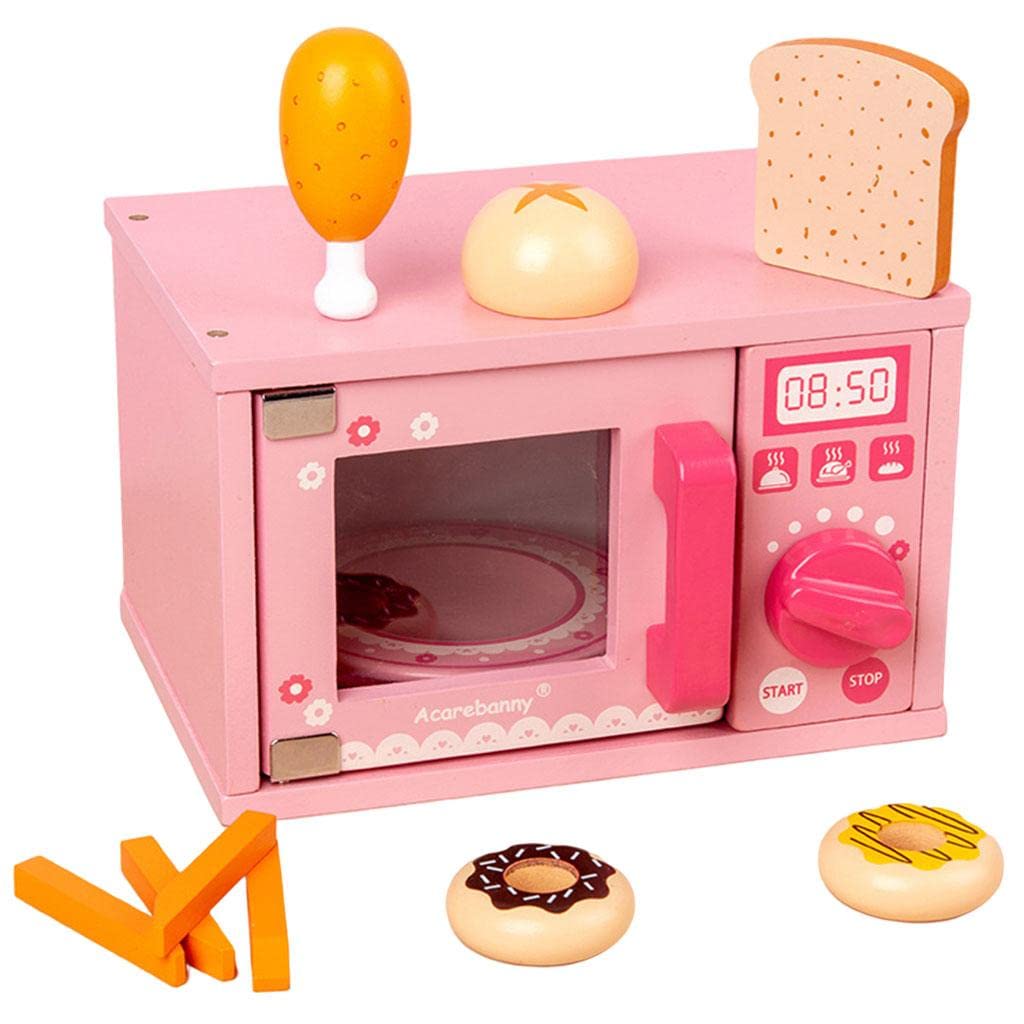 Amazon | Toysmith 木製電子レンジおもちゃごっこ遊び子供オーブン教育 