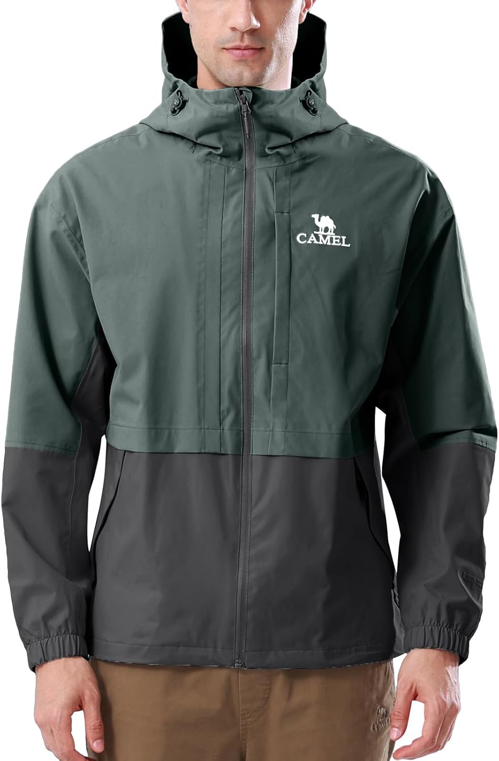 CAMEL Mens Rain Jacket Lightweight Waterproof Macao Ubuy