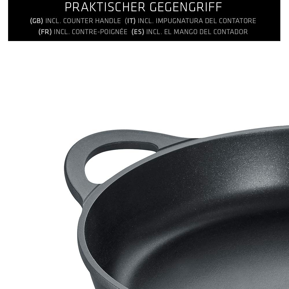 Berndes Pfanne Vienna 24 cm, allherdtauglich, Bratpfanne mit 3-lagiger Antihaftversiegelung, Vollflächen-Induktion, antihaft beschichtet