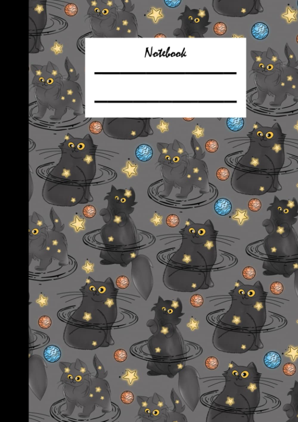 Notebook: a4 notebook, college ruled, notebook, composition notebook, 120 pages, kawaii notebook, cute cat notebook