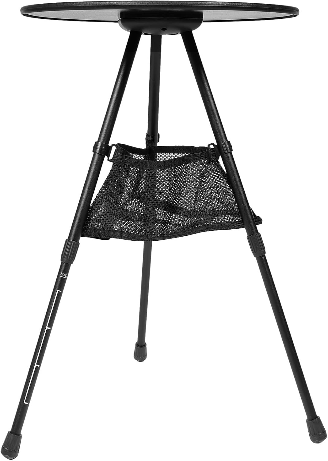 Garneck Portable Foldable Camping Table Aluminum Alloy Picnic Side Table with Storage Net Lightweight Outdoor Hiking BBQ Camp Furniture