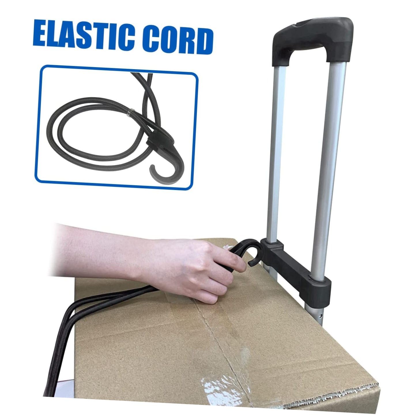 Healvian Carrito Plegable De Ruedas para Hogar y Camping Carrito Portátil De Mano Plataforma De Carga para Equipaje y Transporte
