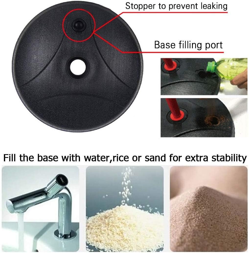 Kids Basketball Hoop Stand Set Adjustable Height Portable Stand Basketball Set Sport Game Play Toys Set with Ball Ball, Net and Ball Pump Indoor and Outdoor Fun Toys for 3+ Years Old: Toys & Games