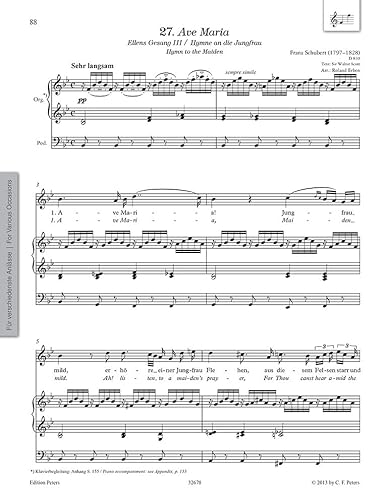 Du Meine Seele, Du Mein Herz for Voice and Piano/Organ (High Voice): 50 Songs for Occasions from Wed
