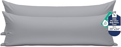 Miniatura 53 de Royale Linens Paquete de 2 fundas de almohada tamaño Queen de 20 x 30 pulgadas, microfibra cepillada de 1800, fundas de almohada de cama