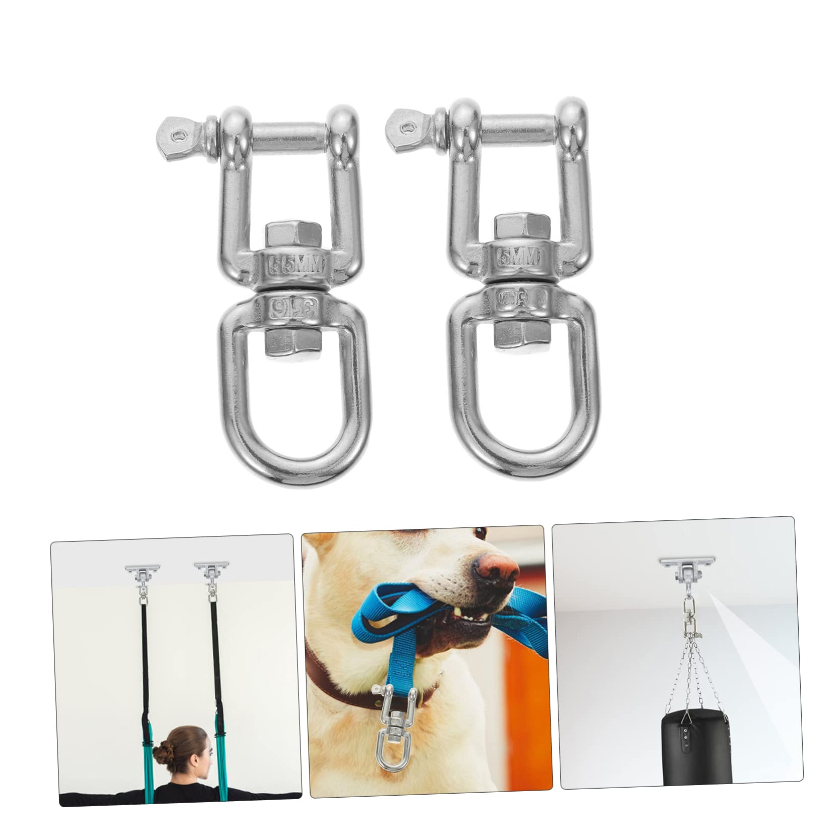 182-1-4 0.25 in. Galvanized Swivel Eye Forged