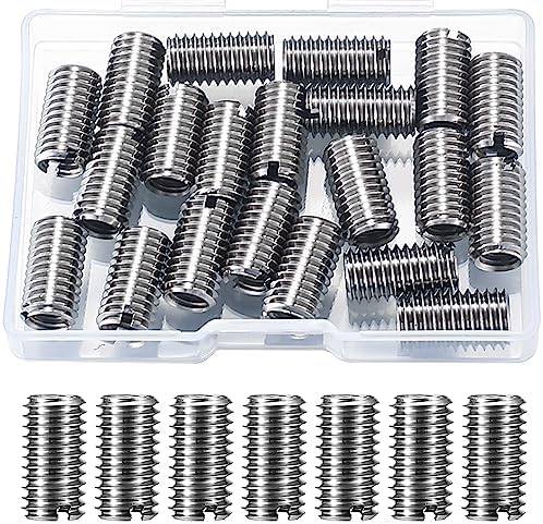 20 Pcs Thread Reducing Nuts M8 to M6 Screw Sleeve Adapter Kit