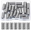 20 Pcs Thread Reducing Nuts, M8 Male to M6 Female Thread Screw Sleeve Bolt Conversion Nuts, Threaded Reducers Thread Adapters, Thread Repair Screw Reducer Adapter Insert Kit