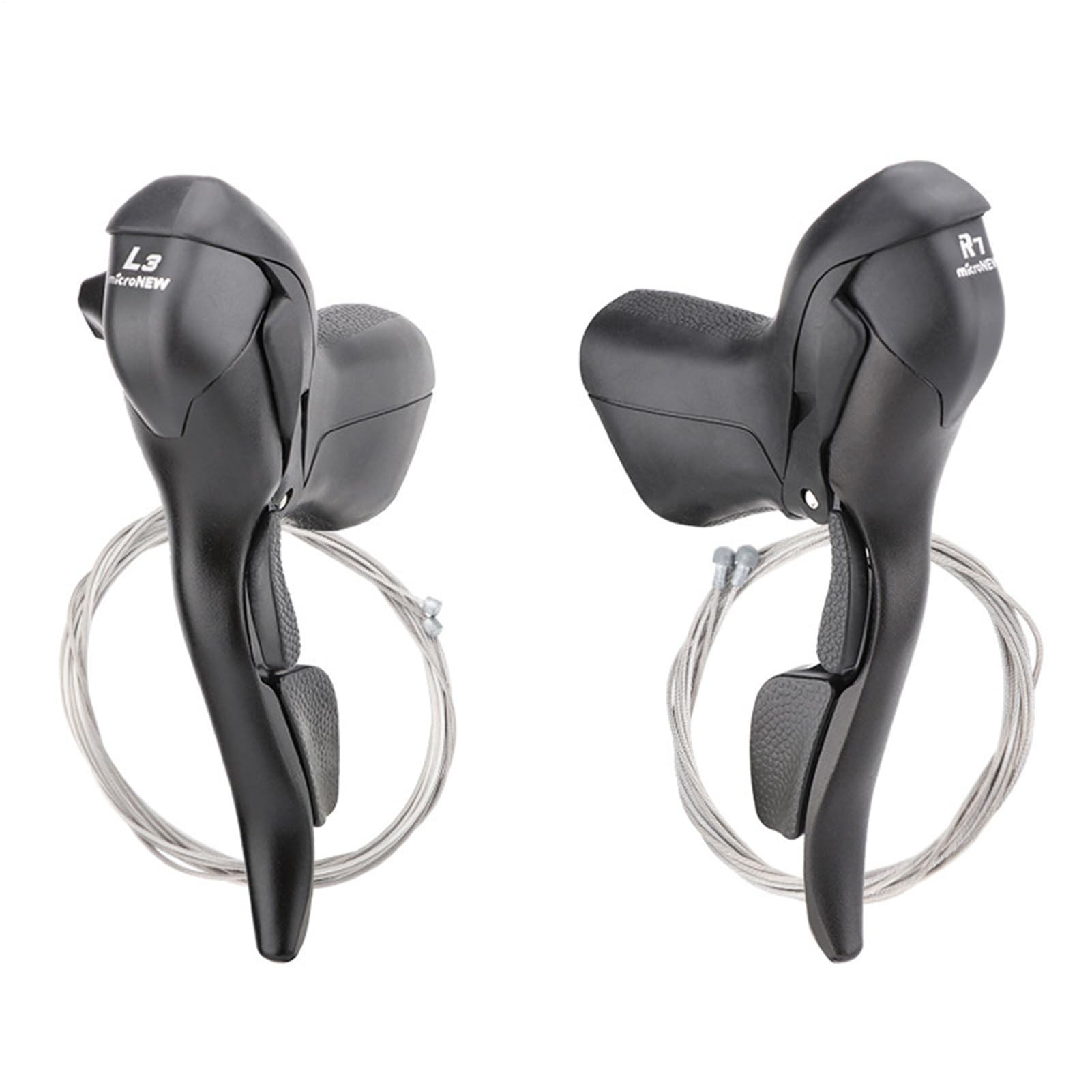 カ*ル様 ハンドルエンドシフター・レバー 10スピード シルバー/ブラック/レッ カ*ル様 ハンドルエンドシフター・レバー 10スピード シルバー