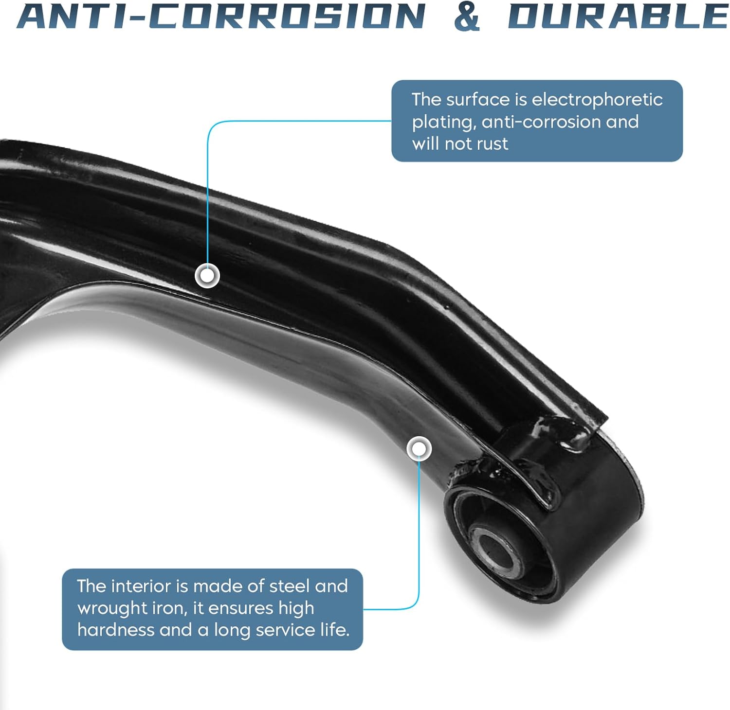 Front Upper Control Arms with Ball Joints Assembly Replacement for Nissan Frontier 2000 4WD 2001 2002 2003 2004 Xterra Suspension Kit - 2pc Set