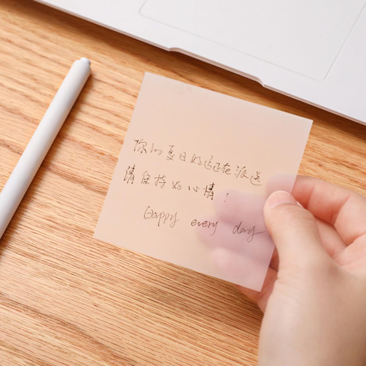 6pcs Waterproof Memo Pads for Students with Removable Pet Adhesive image 5