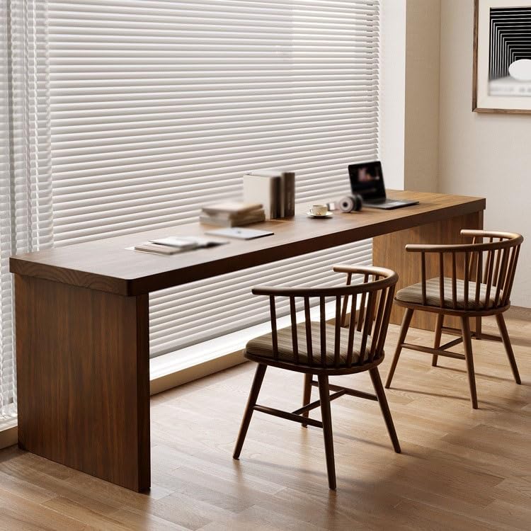 Schreibtisch Massivholz Home Study Schreibtisch Doppelter Langer Tisch Einfacher Büroschreibtisch Computerspieltisch Schlafzimmer Werkbank Büro Desk(160 * 60 * 75cm)