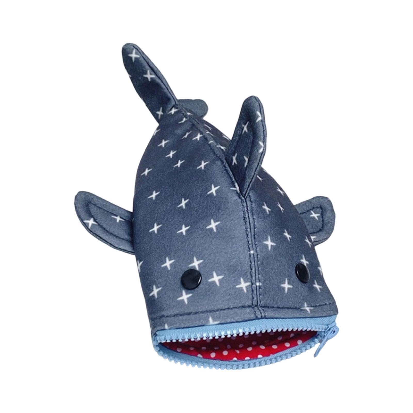 Kalttoy Creative Sea Creature Pencil Case Large Capacity Pen Organiser Bag Portable Pen Pouches for School Travel Use Shaped Pencil Bag