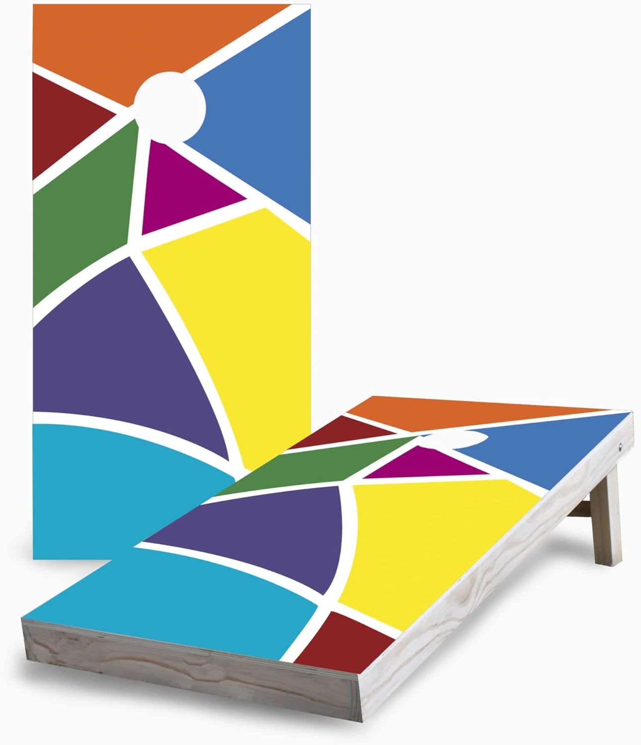 Skip's Garage Abstract 2x4 Cornhole Boards - All Weather Bags - NO Additional Accessories