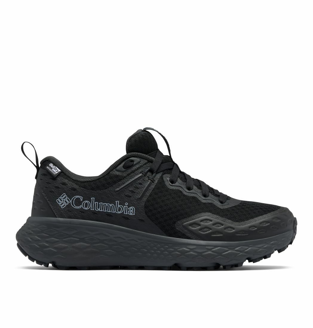 Columbia Women's Konos TRS Outdry, Waterproof Low Rise Trekking and Hiking Shoes, Black/Shark, 5