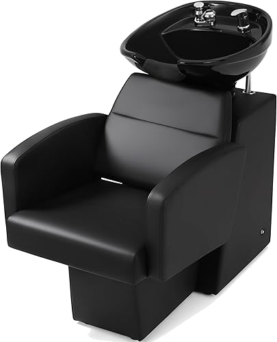 Miniatura 9 de Estación de champú para salón, silla de lavado a espalda, estación de champú, tazón de champú para spa, belleza, peluquería, equipo para el hogar