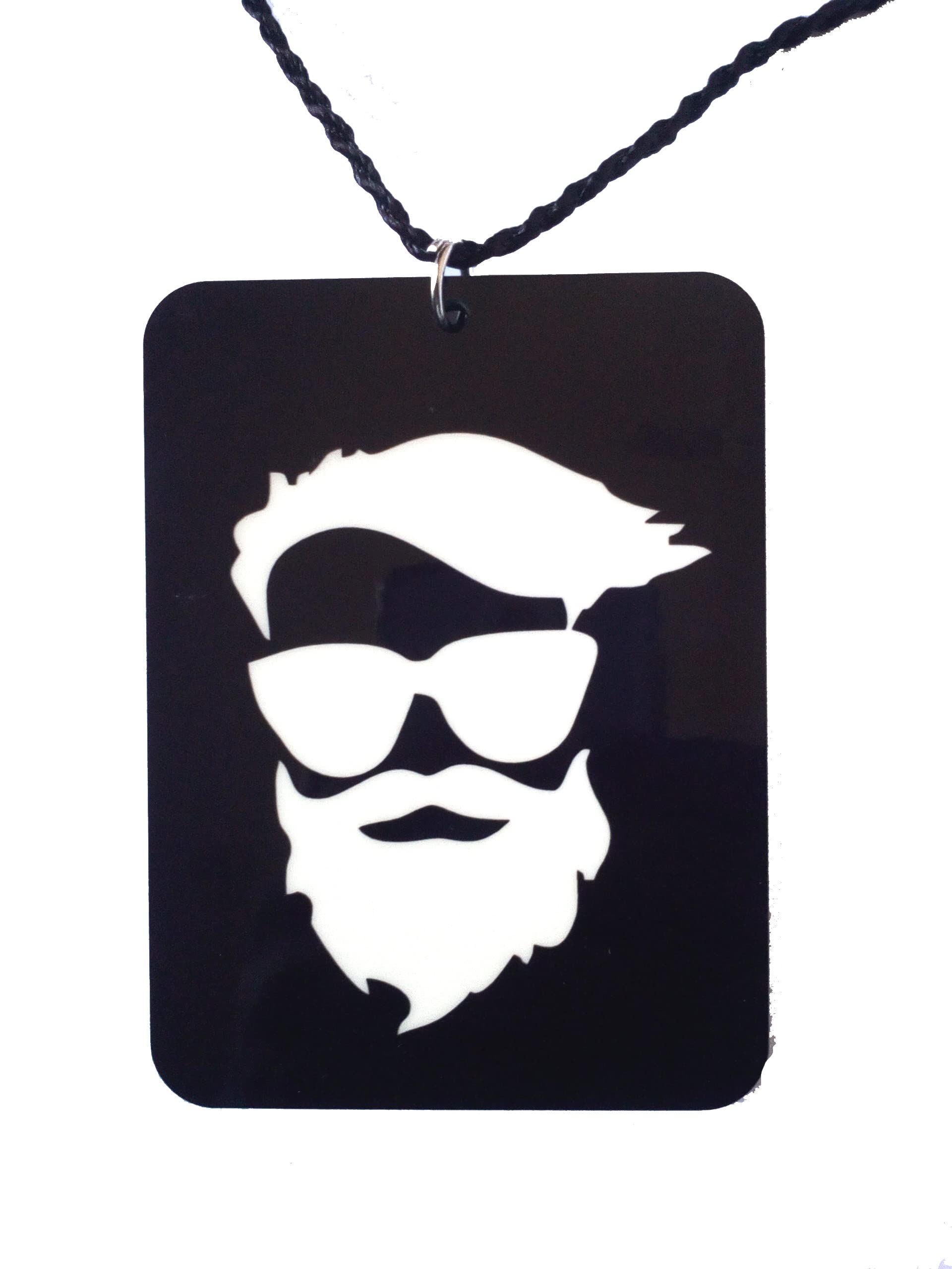 GXYS Both Side Mustache Mooch with Beard Lover Swagger for Car Hanging Material-Acrylic Muticolour-image-34