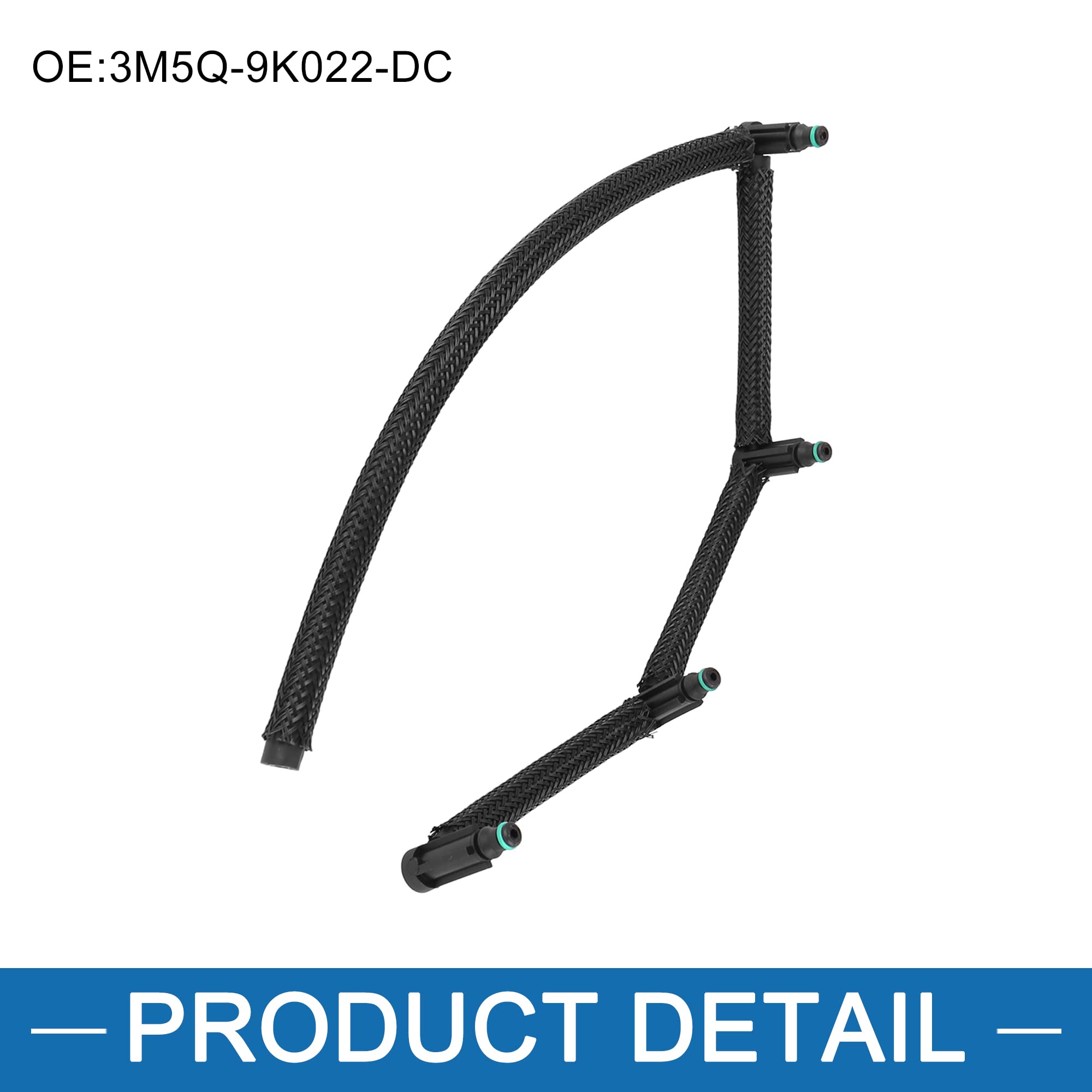 A ABSOPRO Diesel Combustible Retorno Línea Manguera Tubería 1574Q5 para Peugeot 206 2004-2010